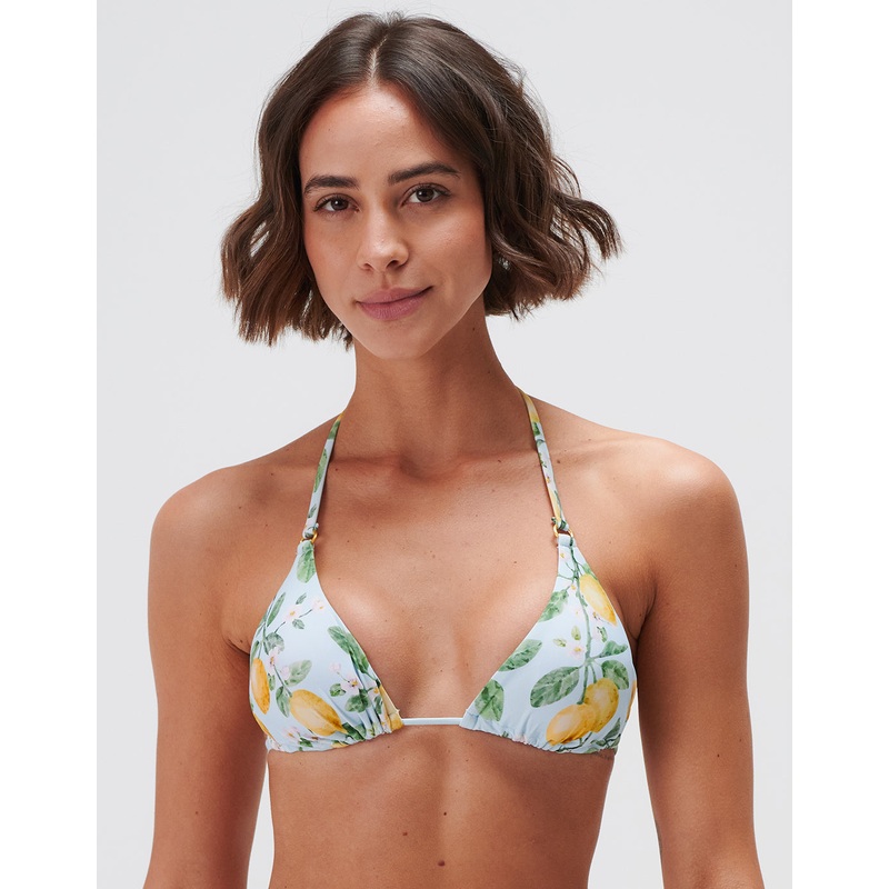 Fior di Limone Triangle Bikini Top - Sorrento Sky