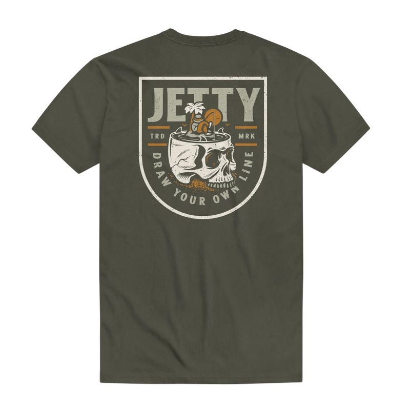 Jetty Stranded Tee - Military Green