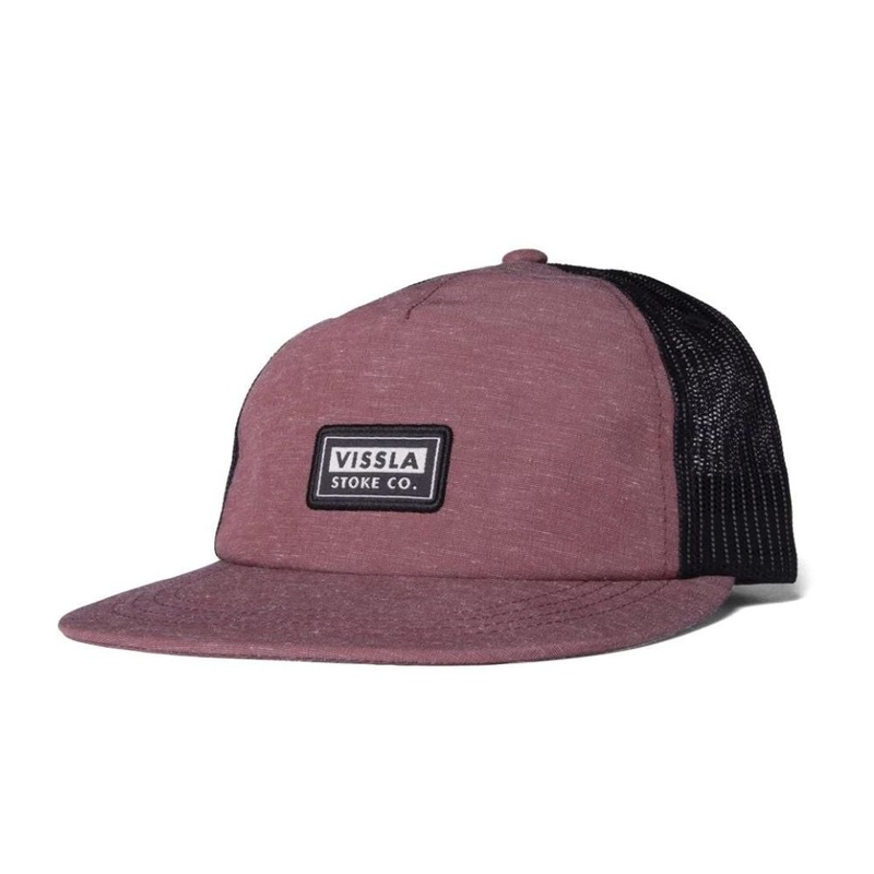 Vissla Lay Day Eco Trucker II Hat - Brick