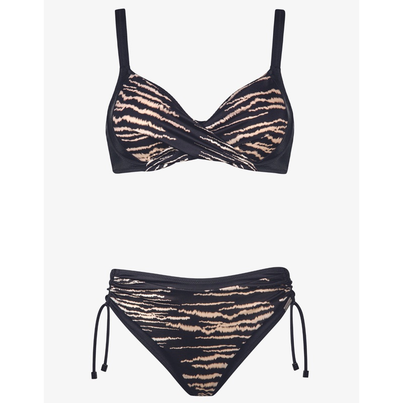 Wild Adventures Underwired Bikini Set - Tiger