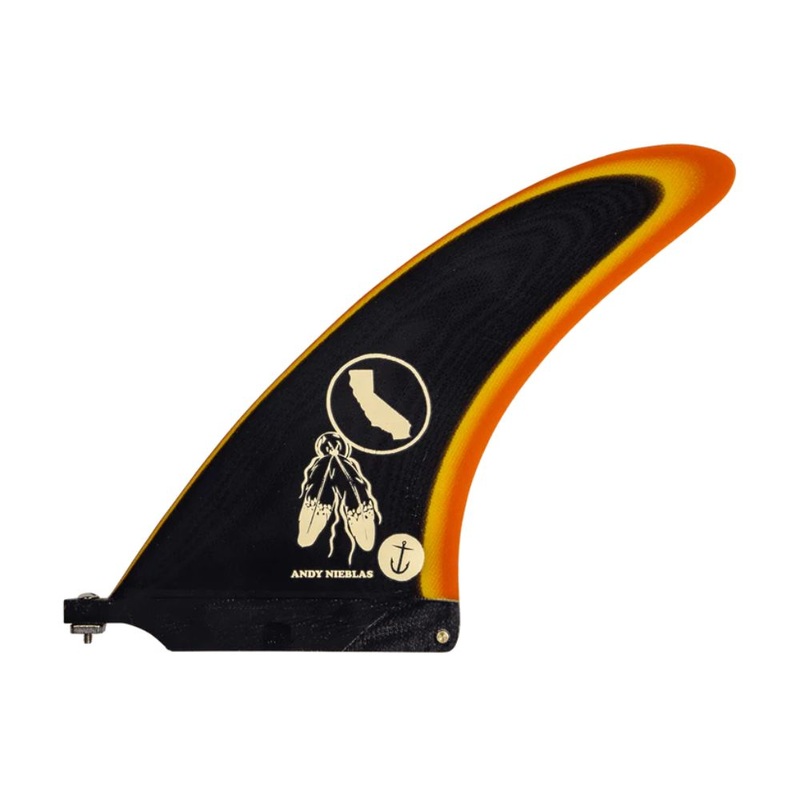 Captain Fin - Andy Nieblas Single Fin - 7.5" (Black)