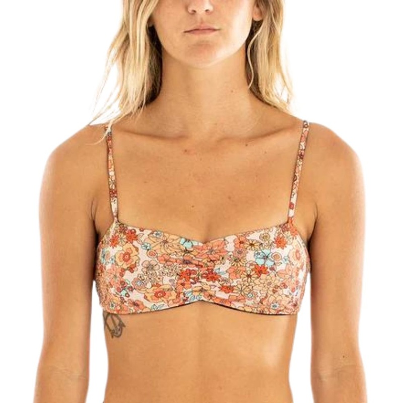 Jetty Cami Bikini Top - Blush Floral