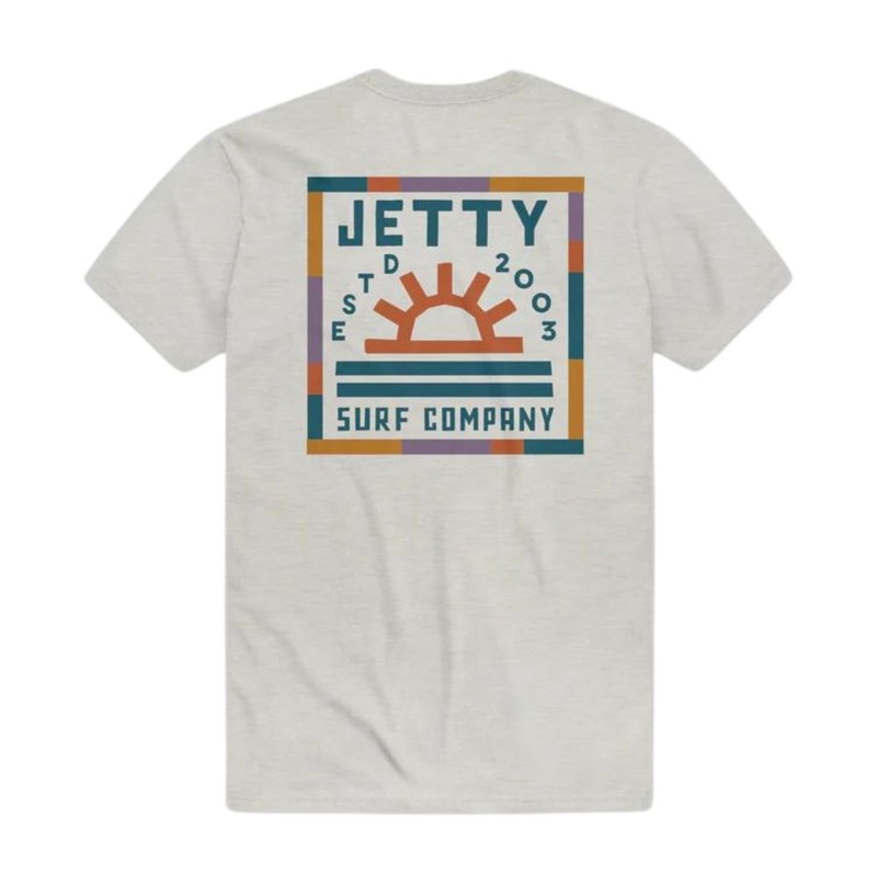 Jetty Men's Halcyon Tee - Heather Grey