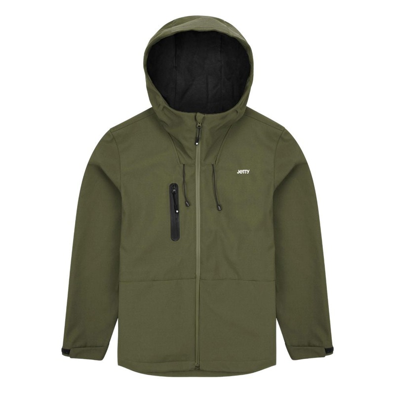 Jetty - The Oyster Shell Jacket- Olive