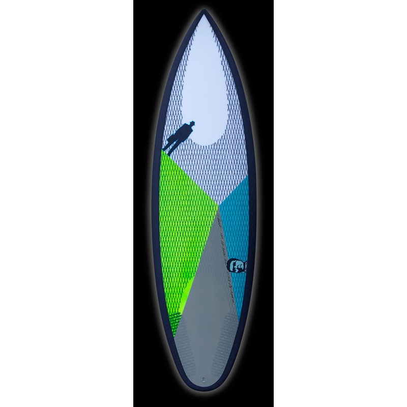 Monsta | Carbon Footprint Titanium II tri lemon/lime, grey, aqua