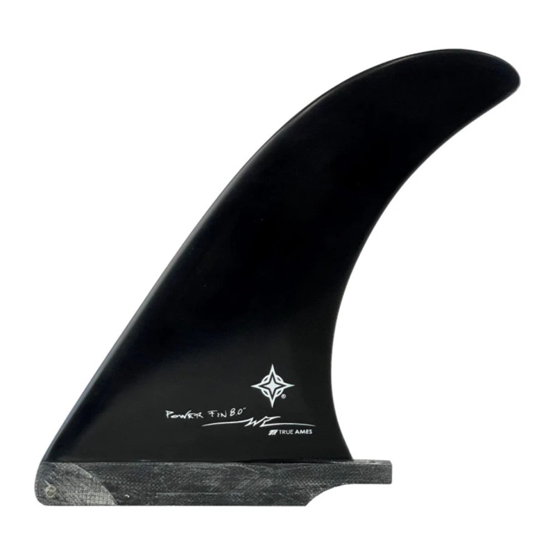 True Ames: Wayne Rich Power - Single Fin - 7.5" - Black