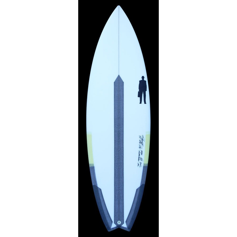 Monsta | carbon reinforced w/ Pastel Yellow & Slate Grey tail tint