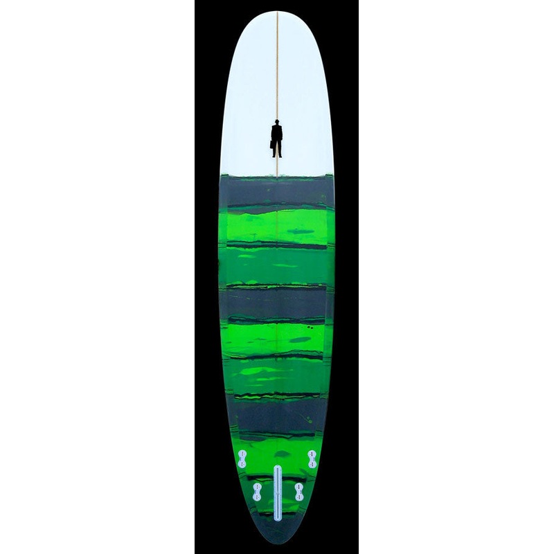 Performance Longboard HPLB | Green Resin Stripes