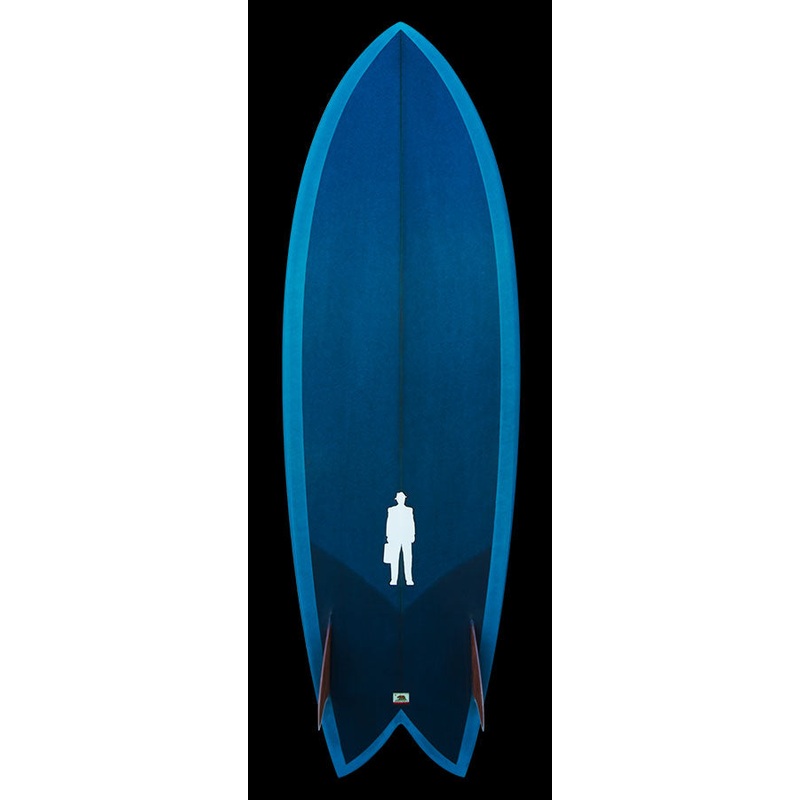 PostMod Jet | Twin/Quad Fish | Baltic Blue & Aqua resin tint