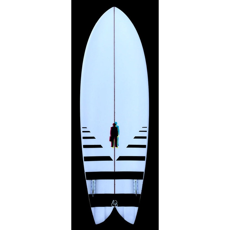 PostMod Jet | Twin/Quad Fish | Black V-Stripes