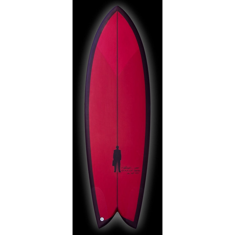 PostMod Jet | Twin/Quad Fish | Oxblood, Cherry & Graphite resin tint