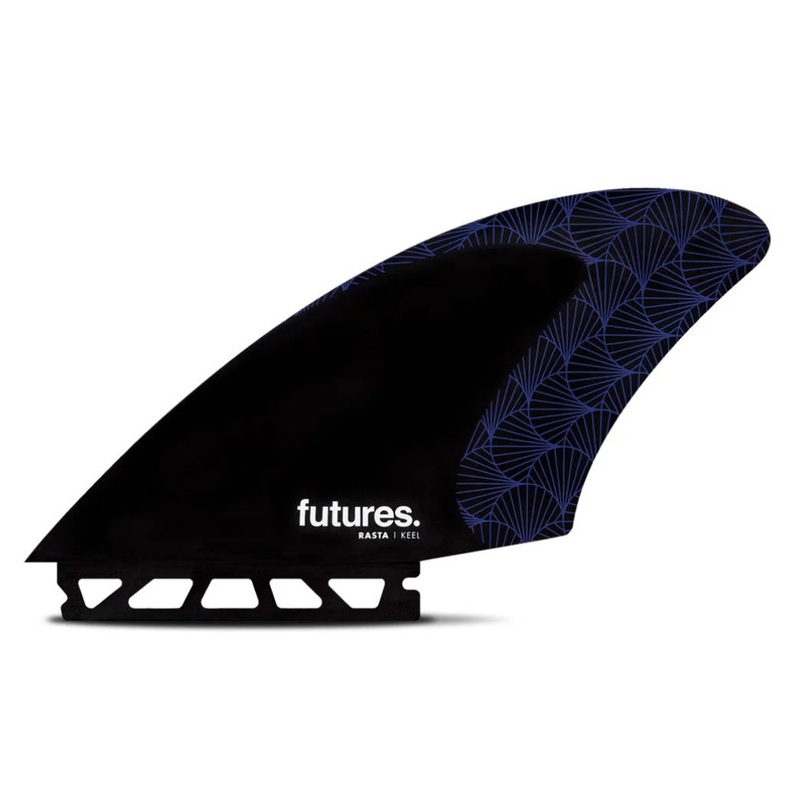 Rasta Keel Honeycomb Twin Fins by Futures
