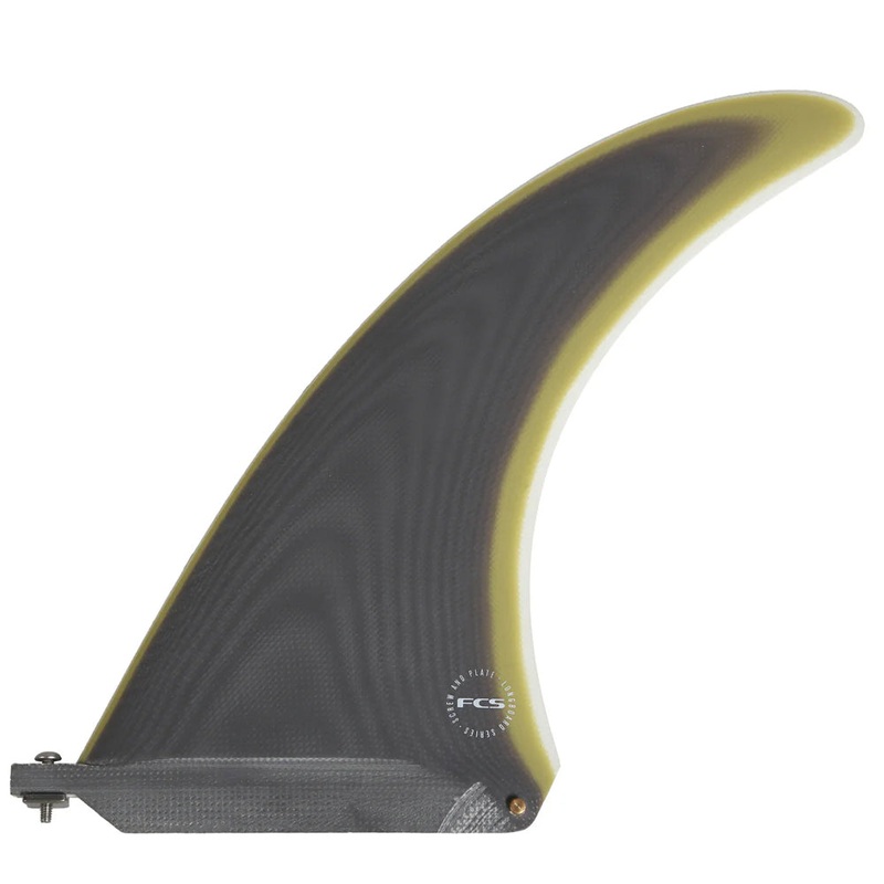 FCS Clique Screw & Plate PG 8 Fin Charcoal