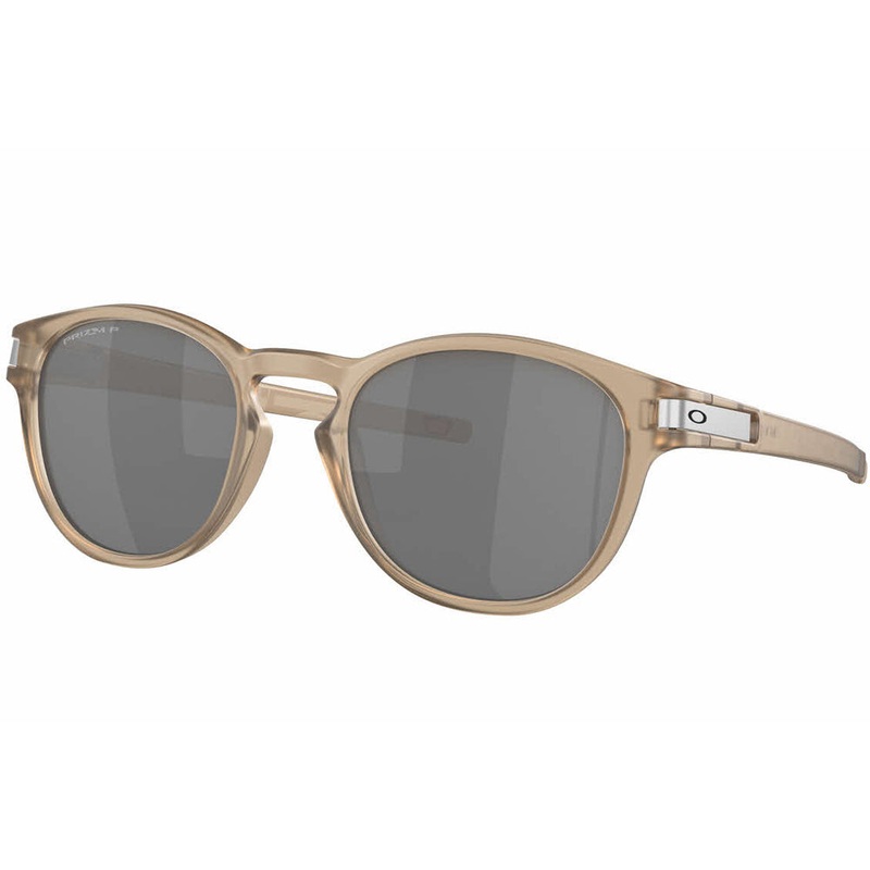 Oakley Latch Sunglasses - Matte Sepia With Prizm Black Polar Lens