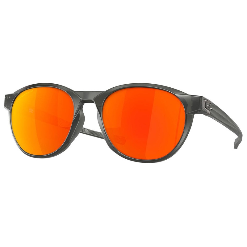Oakley Reedmace Sunglasses - Matt Grey With Prizm Ruby Polar Lens