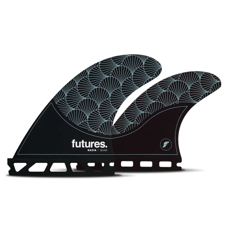 Rasta Quad Honeycomb Quad Fins by Futures
