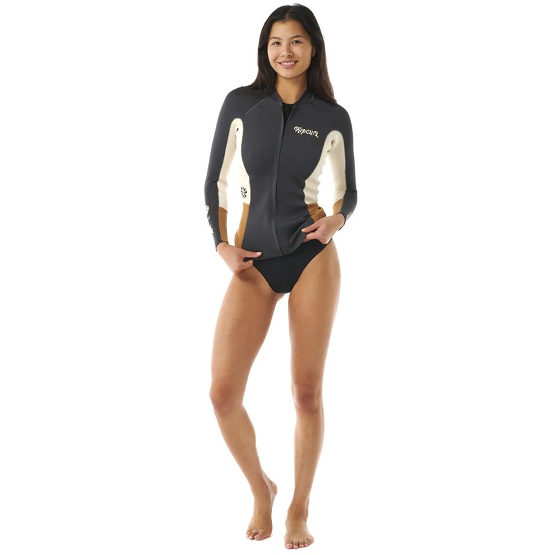 Rip Curl Womens Dawn Patrol Long Sleeve Jacket - Light Brown