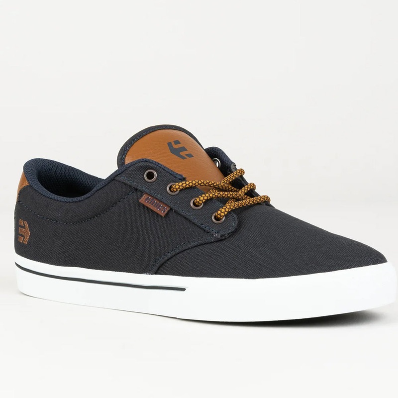 Etnies Jameson 2 Eco Skateboard Shoes  - Navy Tan White