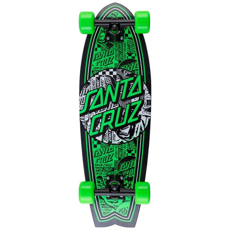 Santa Cruz Flier Collage Dot Skate Cruzer