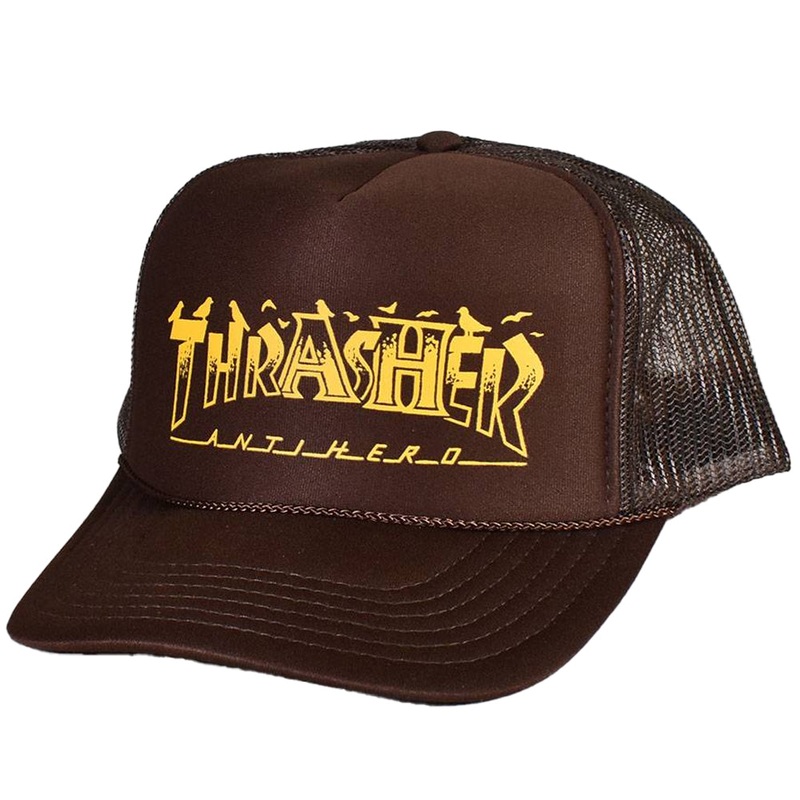 Thrasher x Anti Hero Pigeon Trucker Cap