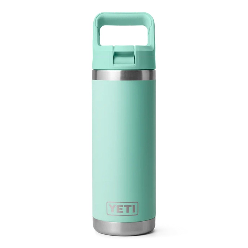 Yeti Rambler 18oz Colour Straw Bottle - Seafoam