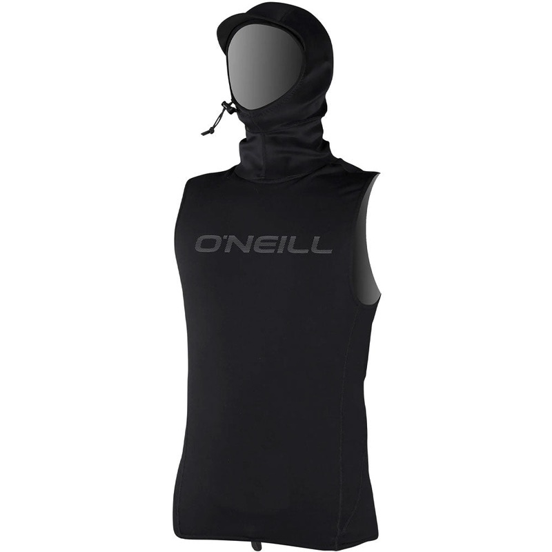 O'Neill Thermo-X Vest with Neoprene Hood Black