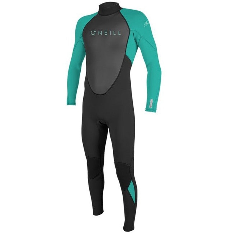 O'Neill Youth Reactor 2 3/2 Back Zip Full Wetsuit  - Black/Light