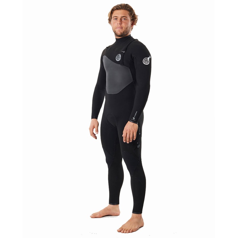 Rip Curl Flashbomb 5/3mm Chest Zip Winter Wetsuit - Black