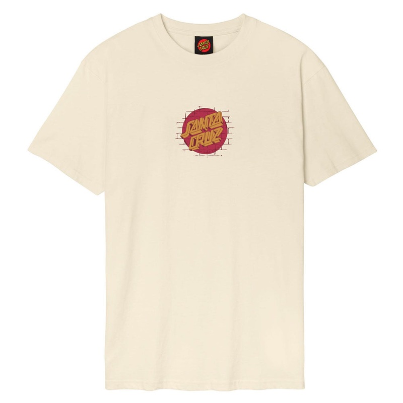 Santa Cruz Scrawl Brick Dot Front  T Shirt