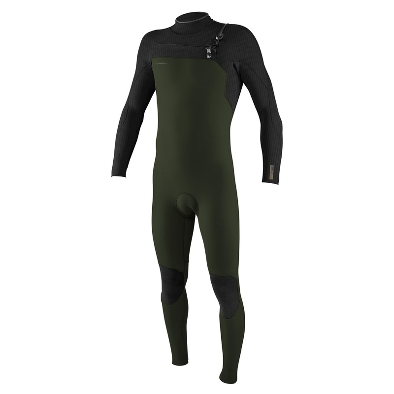 O'Neill Hyperfreak 4/3+mm C/Zip Full Wetsuit - Ghostgreen/Black