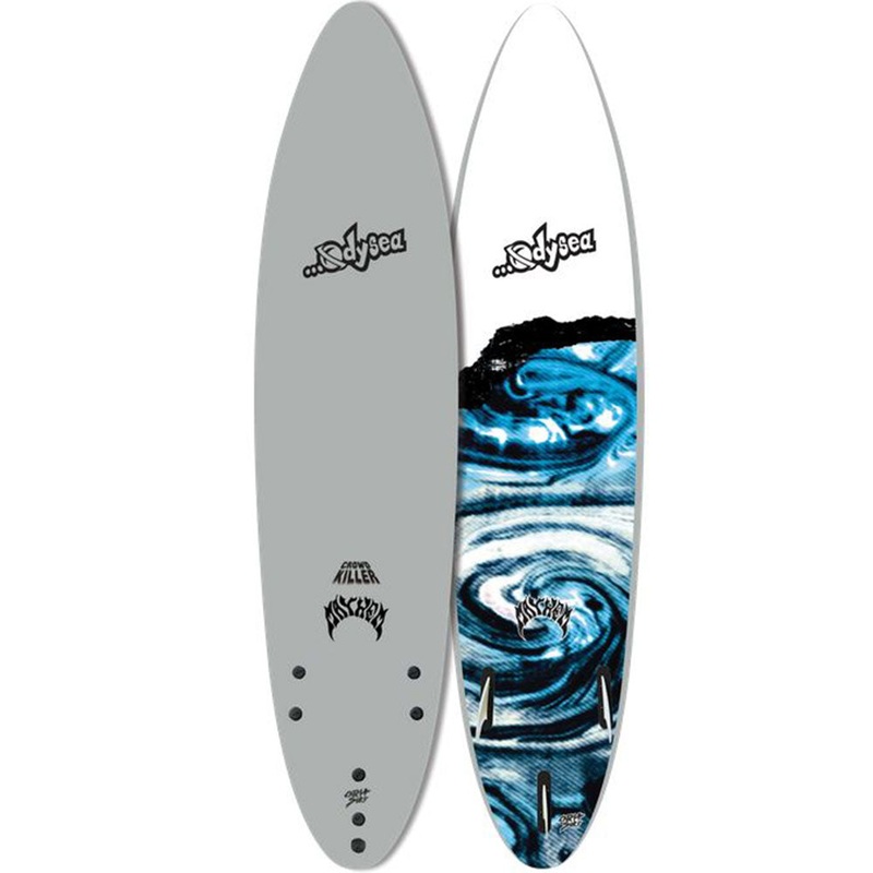 ODYSEA X Lost Crowd Killer 7'2 Soft Surfboard - Grey