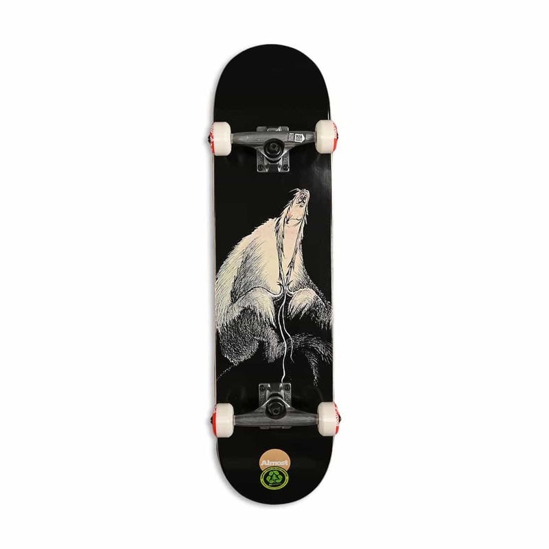 Almost Dr. Secret Art  7.875 Complete Skateboard - Black