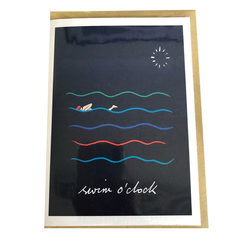 Inkpen Cards - Swim O'Clock