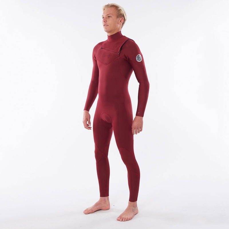 Rip Curl Dawn Patrol Performance 3/2 C/Z Summer Wetsuit  - Maroon