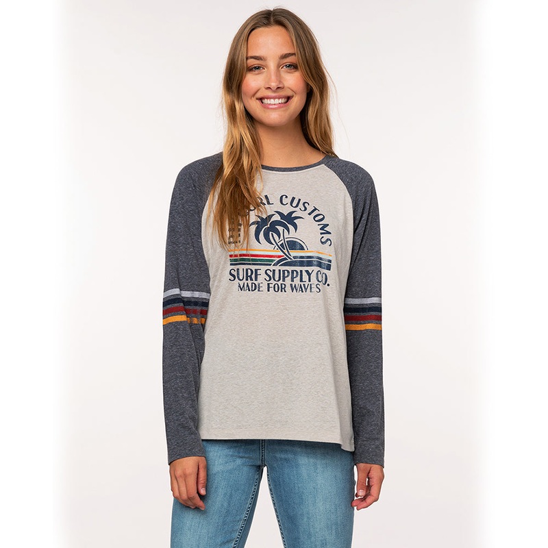 Rip Curl Womens Customs Long Sleeve T-Shirt