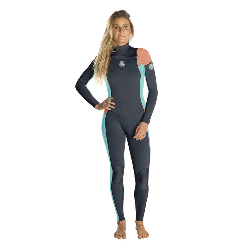 Rip Curl Womens Dawn Patrol 4/3mm Chest Zip Full Wetsuit