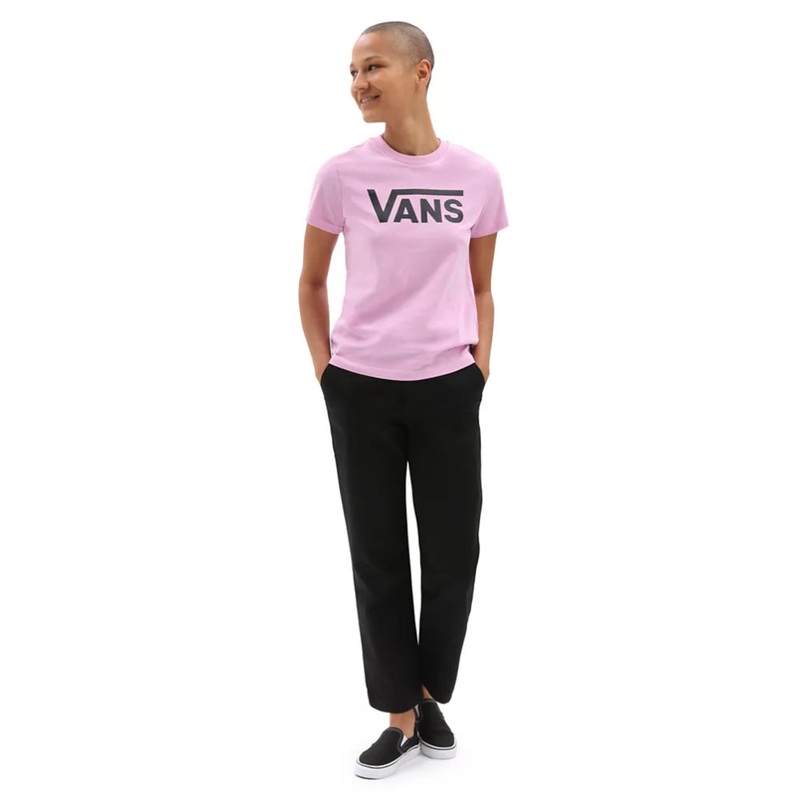 Vans Womens Flying V Crew T Shirt  - Orchid