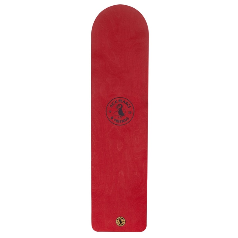 Dick Pearce and Friends Surfrider Painted Belly Board Puffin Red