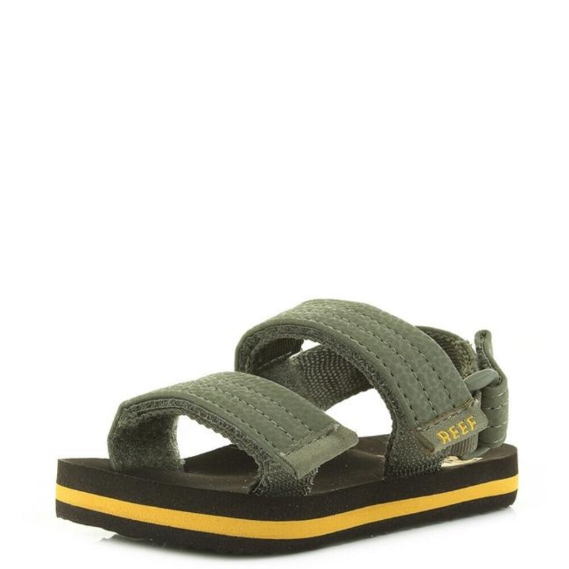 Reef Kids Little Ahi Convertible Sandals  - Brown/Olive
