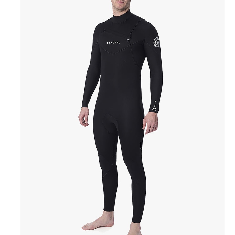 Rip Curl Dawn Patrol 3/2mm Chest Zip Summer Wetsuit  - Black
