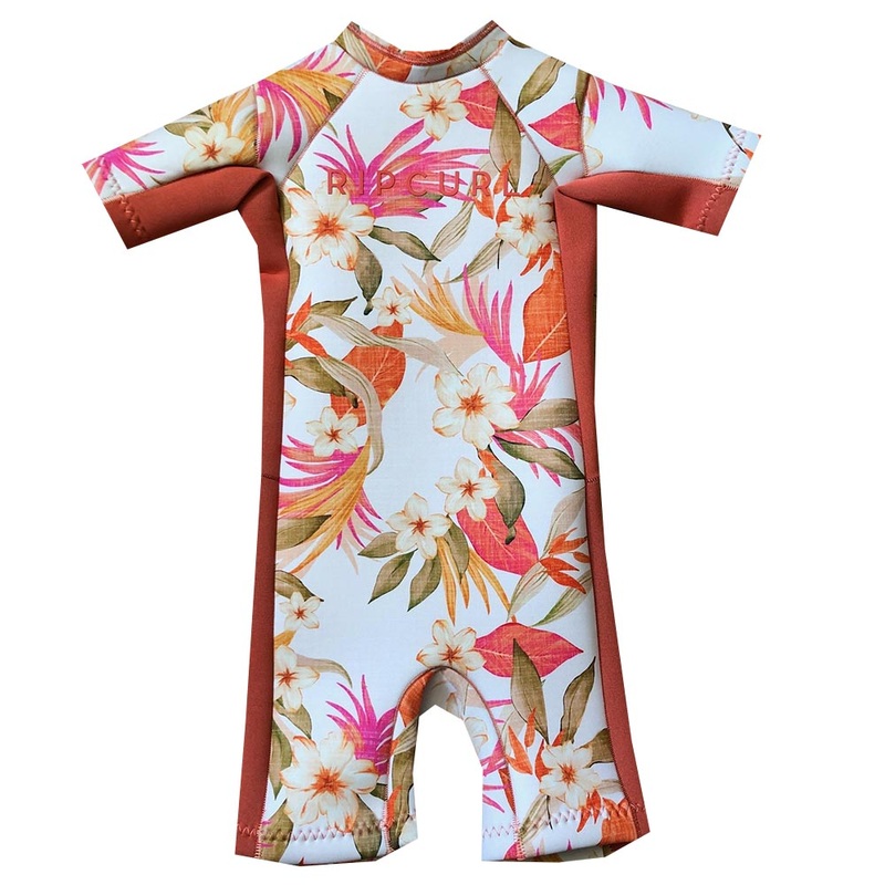 Rip Curl Toddler Dawn Patrol 1.5mm Back Zip Shortie  - Pink