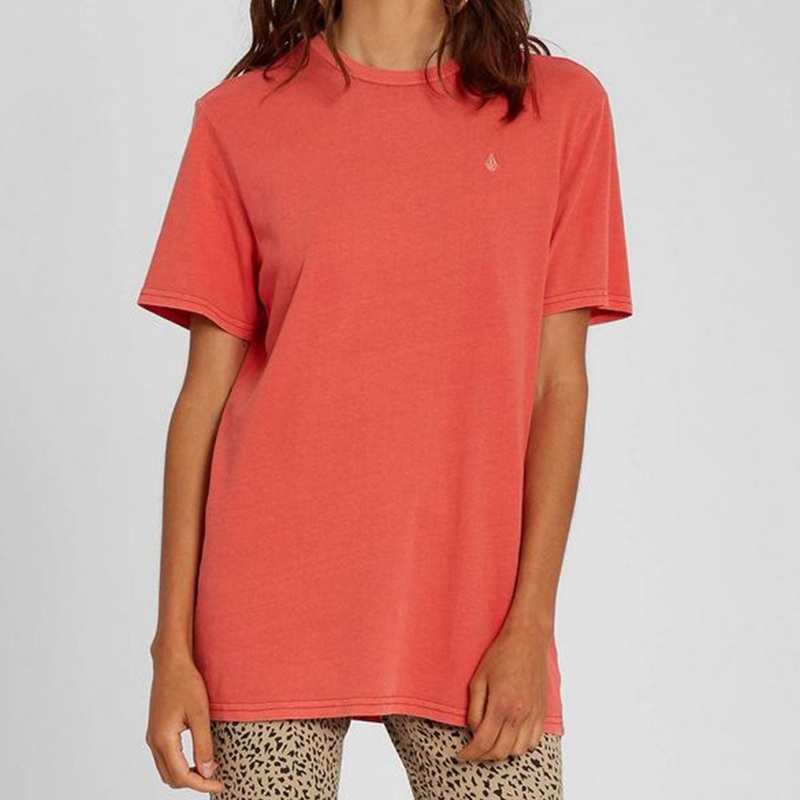 Volcom Womens Solid Stone Emblem T-Shirt