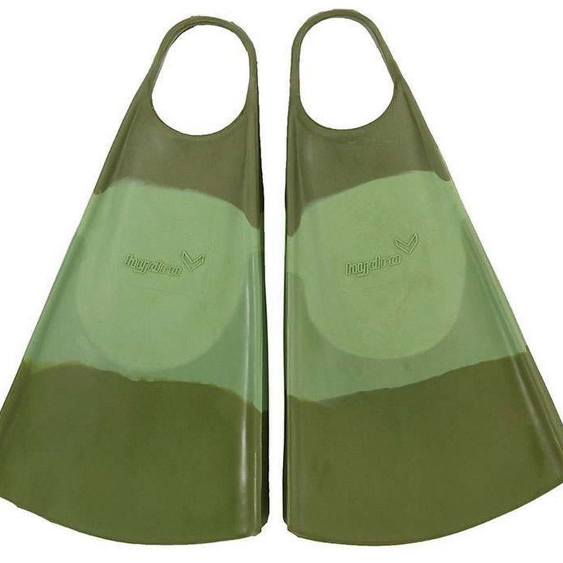 FCS Hydro Fin Bodyboard Fins - Green / Olive