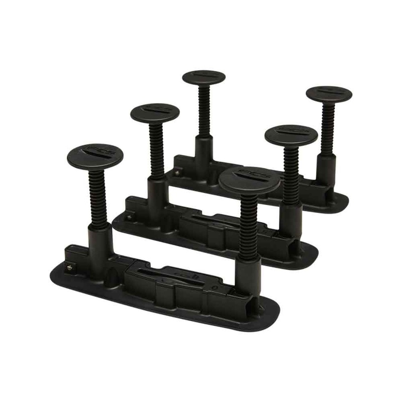 FCS II Softboard Black Tri Plug Set 5