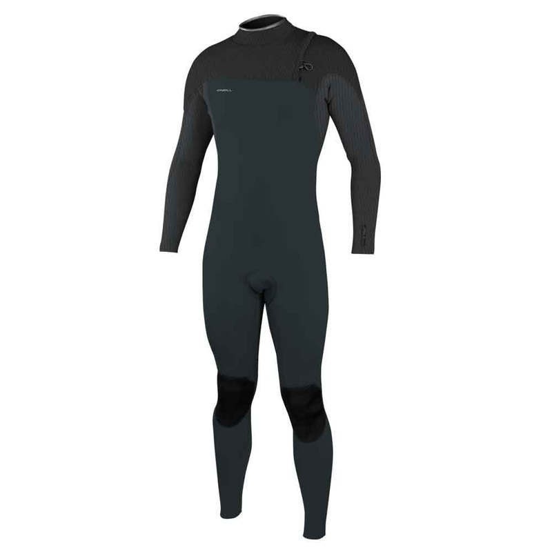 O'Neill Hyperfreak Comp 4/3mm+ Zip Free Wetsuit - Gun Metal Black