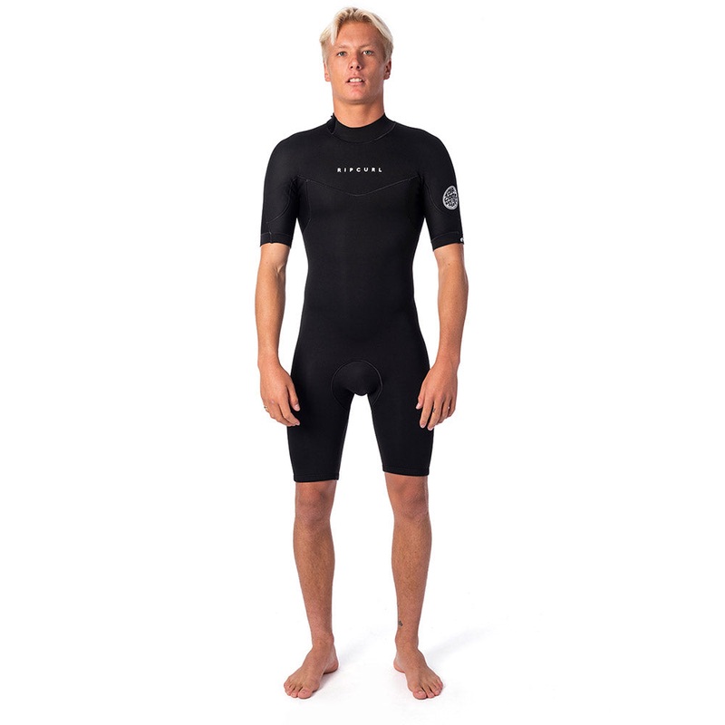Rip Curl Dawn Patrol 2mm Back Zip Shortie Wetsuit - Black