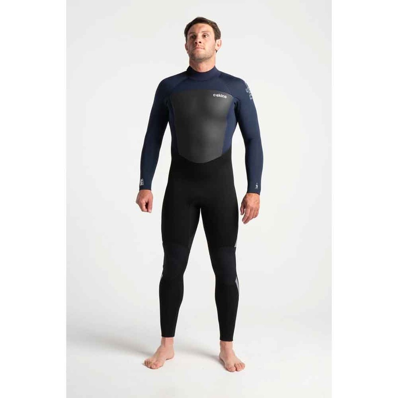 C-Skins Legend 5/4/3mm BZ Winter Wetsuit  - Black/Slate Navy/Grey