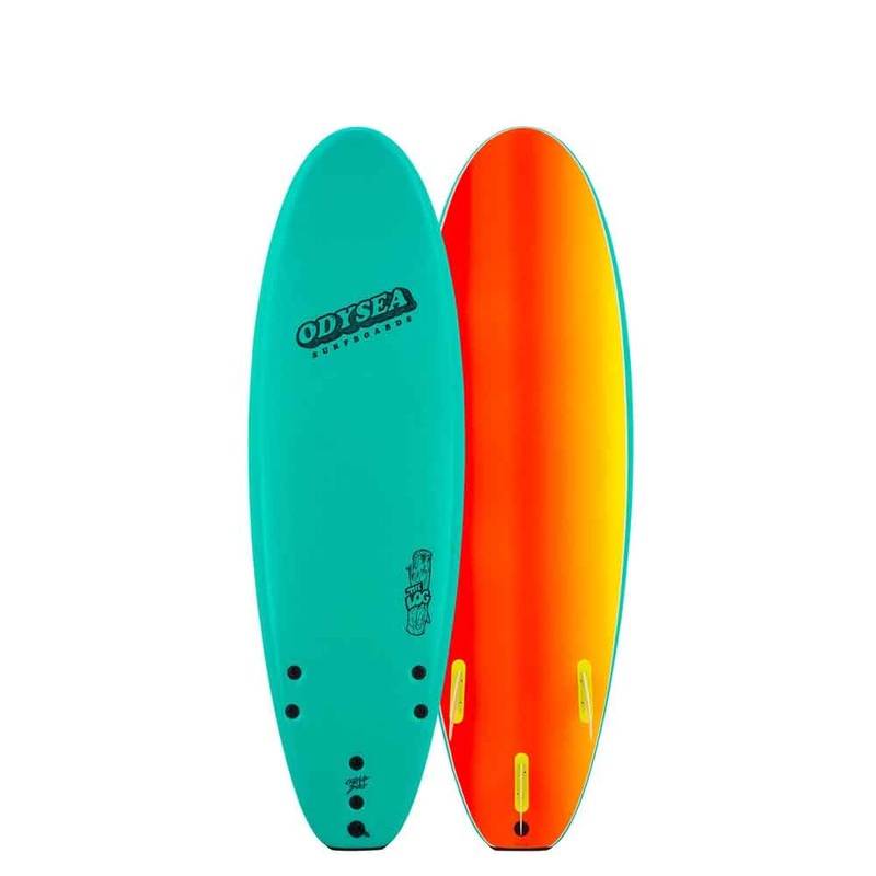 ODYSEA 6' Log Soft Surfboard - Emerald Green
