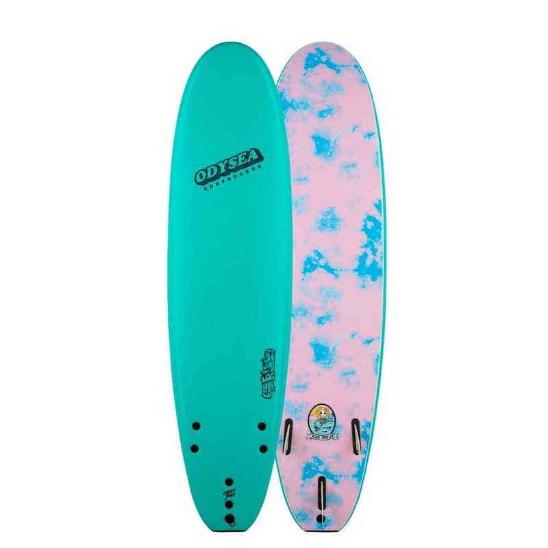 ODYSEA Log 7' Pro Blair Conklin Soft Surfboard Turquoise