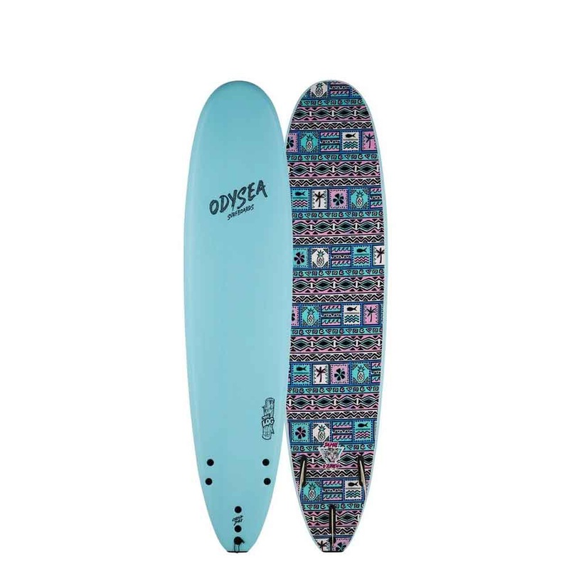 ODYSEA Log Pro Jamie O'Brien 8'0 Soft Surfboard - Sky Blue